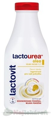 Lactovit LactoUrea Oleo sprchový gél, veľmi suchá pleť 500 ml Lactovit www.bohre.sk