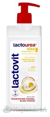 Lactovit LactoUrea Oleo telové mlieko, veľmi suchá pleť 400 ml Lactovit www.bohre.sk