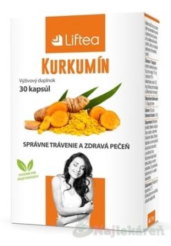 Liftea Kurkumín inov. 2022 30 kapsúl Liftea www.bohre.sk