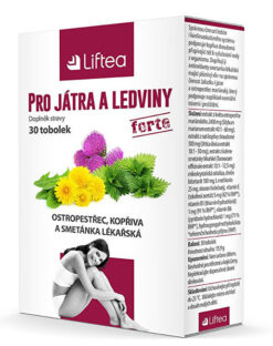Liftea Pre pečeň a obličky Forte 30 kapsúl Liftea www.bohre.sk