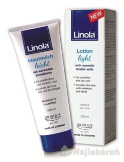 Linola Lotion light 200ml Linola www.bohre.sk