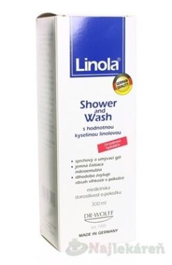 Linola Shower und Wasch emulzný gél 300ml Linola www.bohre.sk