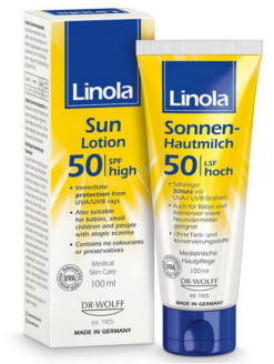 Linola Sun Lotion SPF50 100 ml Linola www.bohre.sk