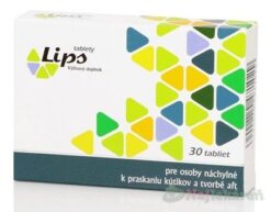 Lips tablety na kútiky a afty, 30 tbl Lips www.bohre.sk