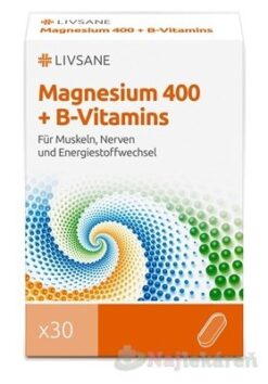 Livsane magnezium s B vitamínmi 60 tabliet Livsane www.bohre.sk