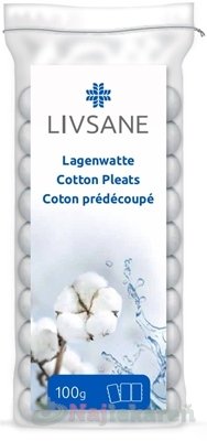 Livsane obväzová vata 100g Livsane www.bohre.sk