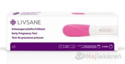 Livsane včasný tehotenský test 1ks Livsane www.bohre.sk