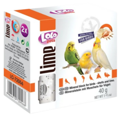 Lolo Pets Lime minerálne kameň s mušľami 40 g LOLOPETS www.bohre.sk