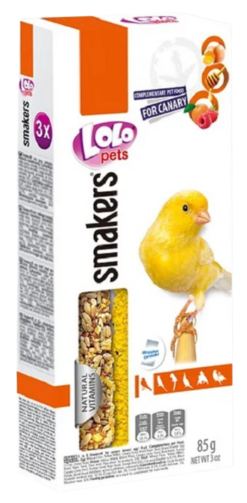 Lolo Pets Smakers Tyčinky Mix pre kanárky 85 g LOLOPETS www.bohre.sk