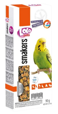 Lolo Pets Smakers Tyčinky na preperenie pre andulky 90 g LOLOPETS www.bohre.sk