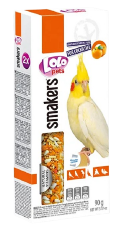 Lolo Pets Smakers Tyčinky pomerančové pre korely 90 g LOLOPETS www.bohre.sk