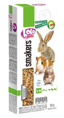 Lolopets Smakers ořechové 2ks 90 g LOLOPETS www.bohre.sk