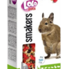 Lolopets Smakers s ovocem a ořechy pro osmáky degu 2ks 90 g LOLOPETS www.bohre.sk