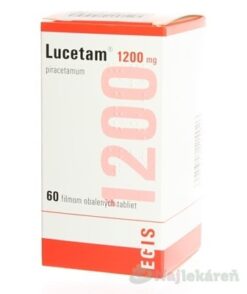 Lucetam 1200 mg na funkciu mozgových buniek, 60ks Lucetam www.bohre.sk