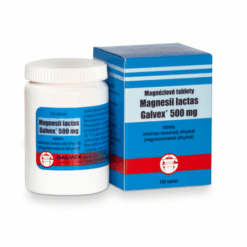MAGNESII Lactas 500 mg 100 tabliet Galvex www.bohre.sk