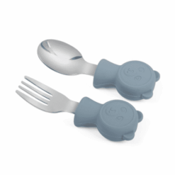 MARTONS Detský príbor lyžička a vidlička bear light blue set MARTONS www.bohre.sk