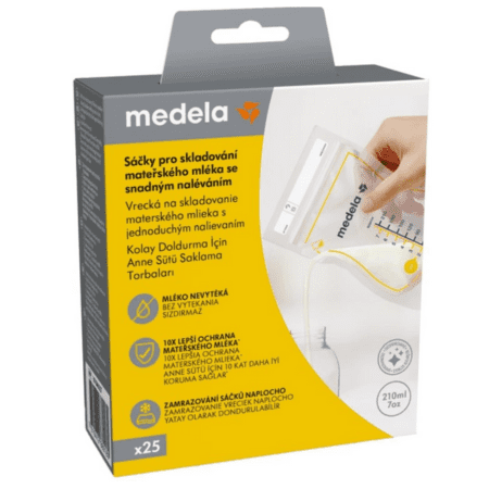 MEDELA Easy pour vrecká na skladovanie materského mlieka 210 ml 25 ks MEDELA www.bohre.sk