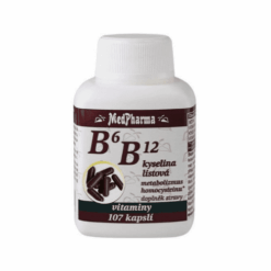 MEDPHARMA B6 a B12 + kyselina listová 107 kapsúl MedPharma www.bohre.sk