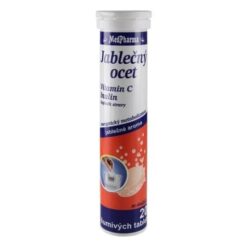 MEDPHARMA Jablčný ocot + inulín + vitamín C 20 šumivých tabliet MedPharma www.bohre.sk