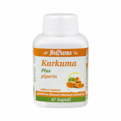 MEDPHARMA Kurkuma plus piperín 67 kapsúl MedPharma www.bohre.sk