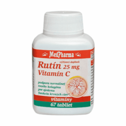 MEDPHARMA Rutín 25 mg + vitamín C 100 mg 67 tabliet MedPharma www.bohre.sk