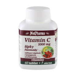 MEDPHARMA Vitamín C 1000 mg so šípkami 60 + 7 tabliet ZADARMO MedPharma www.bohre.sk