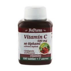 MEDPHARMA Vitamín C 500 mg so šípkami 100 + 7 tabliet ZADARMO MedPharma www.bohre.sk