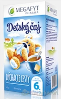 MEGAFYT Detský čaj DÝCHACIE CESTY, 20x2 g Megafyt Pharma www.bohre.sk