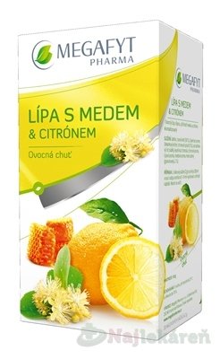 MEGAFYT Lipa s medom & citrónom, 20x2 g Megafyt Pharma www.bohre.sk