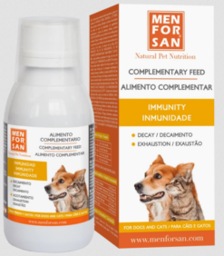 MEN FOR SAN IMMUNITY doplnkové krmivo na podporu imunity pre psy a mačky 120 ml MEN FOR SAN www.bohre.sk