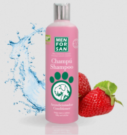 MEN FOR SAN šampón s kondicionérom pre psy 300ml MEN FOR SAN www.bohre.sk