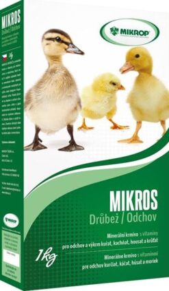 MIKROS minerály a aminokyseliny na odchov hydiny 1kg MIKROP www.bohre.sk