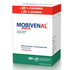 MOBIVENAL micro 100 + 20 tabliet ZADARMO MOBIVENAL www.bohre.sk
