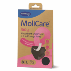 MOLICARE Lady L absorpčná spodná bielizeň 1 ks + X-change vložka 5 ks set MoliCare www.bohre.sk