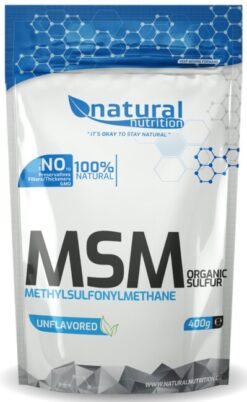 MSM - metylsulfonylmetán - 400g prášok Natural Nutrition www.bohre.sk