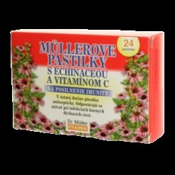 MÜLLEROVE PASTILKY s echinaceou a vitamínom C 24 ks Dr. Müller Pharma www.bohre.sk