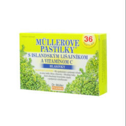MÜLLEROVE PASTILKY s islandským lišajníkom a vitamínom C 36 kusov DR. MÜLLER www.bohre.sk