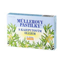 MÜLLEROVE PASTILKY  s kajeputovým olejom 24 pastiliek DR. MÜLLER www.bohre.sk