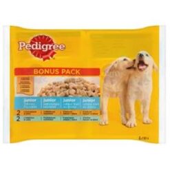 Mars PEDIGREE kapsička dog JUNIOR Multipack kura&ryža v želé, hovädzie&ryža v želé 4 x 100 g Pedigree www.bohre.sk