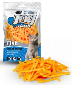 Maškrta CALIBRA Joy rybacie prúžky pre mačky 70g Calibra www.bohre.sk
