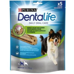Maškrta DentaLife snacky pre starostlivosť o chrup psov 115 g PURINA www.bohre.sk