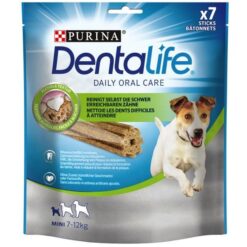 Maškrta DentaLife snacky pre starostlivosť o chrup psov 115 g PURINA www.bohre.sk