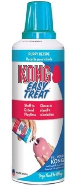 Maškrta Kong puppy pasta v spreji s kuracou pečeňou pre šteniatka 226g KONG www.bohre.sk