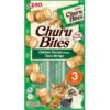 Maškrta pre mačky Inaba Churu Bites cat Kura s tuniakom 3tuby, 30g INABA www.bohre.sk