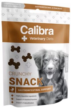 Maškrta pre psy Calibra VD Crunchy Dog Gastrointestinal 6 x 120g Calibra www.bohre.sk
