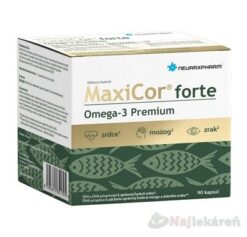 MaxiCor Forte Omega-3 Premium 90 tabliet SVUS Pharma a.s. www.bohre.sk