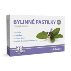 MedPharma Bylinné pastilky šalvia 36ks MedPharma www.bohre.sk