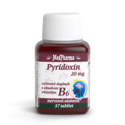 MedPharma PYRIDOXÍN 20 mg (vitamín B6) tablety 30+7 zadarmo MedPharma www.bohre.sk