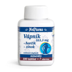 MedPharma VÁPNIK 333,3 mg + Horčík + Zinok tablety 100+7 zadarmo MedPharma www.bohre.sk