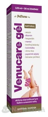 MedPharma VENUCARE GÉL NATURAL gél 120 ml+30 ml zdarma MedPharma www.bohre.sk